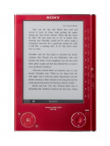 Sony eReader in Sangria Red